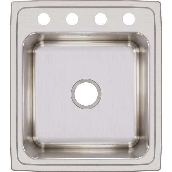 16 in x 16 in, 1, Drop-in, Stainless Steel